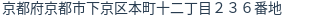住所(登記所在地)