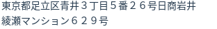 住所（登記所在地）