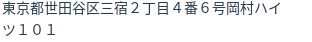 住所(登記所在地)