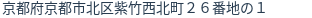 住所（登記所在地）