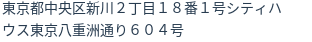 住所(登記所在地)