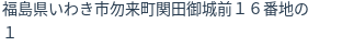 住所(登記所在地)