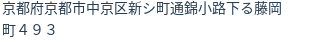 住所(登記所在地)