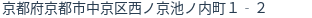 住所（登記所在地）