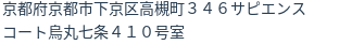 住所（登記所在地）