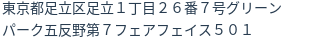 住所(登記所在地)