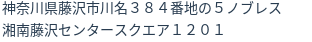 住所(登記所在地)