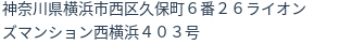 住所(登記所在地)