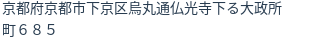 住所(登記所在地)