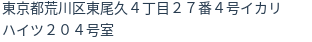 住所(登記所在地)