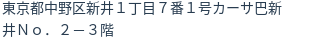 住所(登記所在地)
