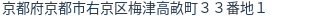 住所（登記所在地）