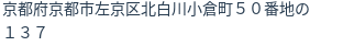 住所（登記所在地）
