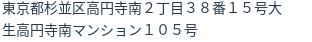 住所（登記所在地）