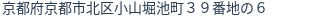 住所(登記所在地)