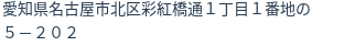 住所(登記所在地)