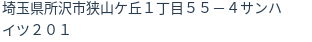 住所(登記所在地)