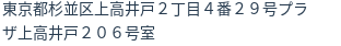 住所(登記所在地)