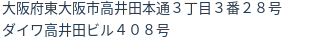 住所(登記所在地)