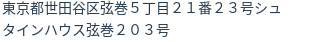 住所(登記所在地)