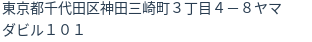 住所(登記所在地)