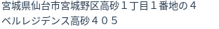 住所（登記所在地）