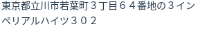 住所(登記所在地)