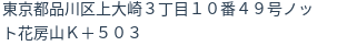 住所(登記所在地)