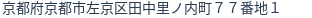 住所（登記所在地）