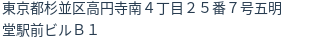住所(登記所在地)