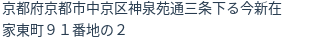 住所(登記所在地)