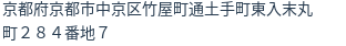 住所（登記所在地）