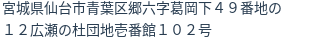 住所(登記所在地)