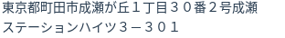 住所(登記所在地)