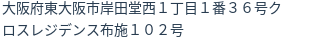 住所（登記所在地）