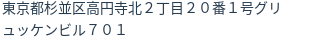 住所(登記所在地)