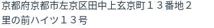 住所(登記所在地)