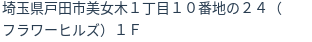 住所(登記所在地)