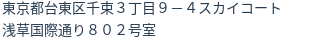 住所（登記所在地）