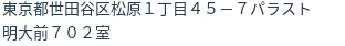 住所(登記所在地)