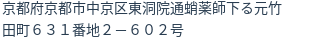 住所(登記所在地)