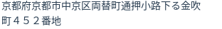 住所(登記所在地)
