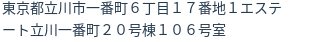 住所(登記所在地)