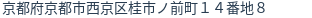 住所(登記所在地)