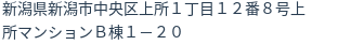 住所（登記所在地）