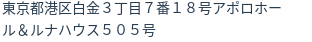 住所（登記所在地）