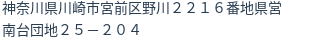 住所（登記所在地）
