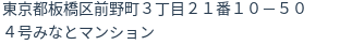 住所(登記所在地)