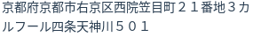 住所（登記所在地）