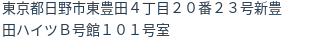 住所（登記所在地）
